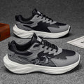 Men's athletic shoes - 2026 spring collection - leather, waterproof, thick-soled, height-increasing, casual sneakers for students