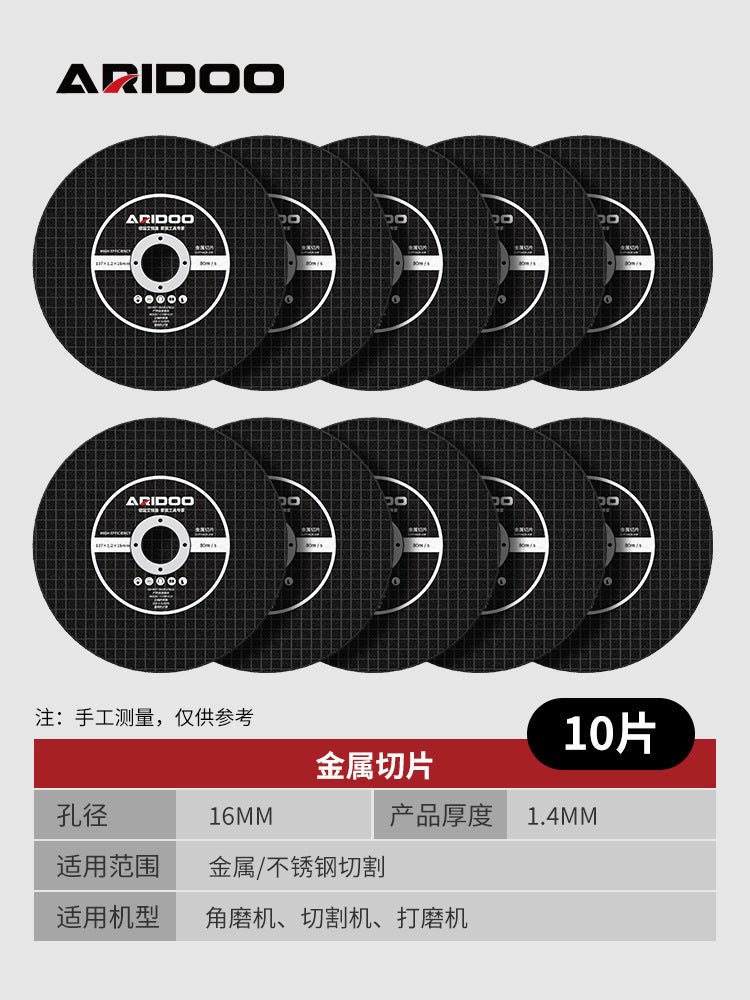 Angle Grinder Cutting Disc Grinding Wheel Disc 100 Type Metal Saw Blade Daquan Wood Stone Slicing Grinding Disc Grinding Disc