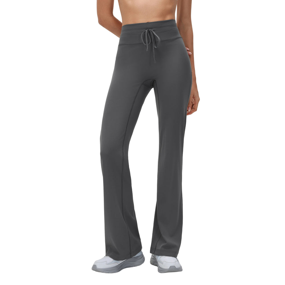 【customization available】high-waisted professional pilates bootcut yoga pants for women - oem/odm private labeling supported
