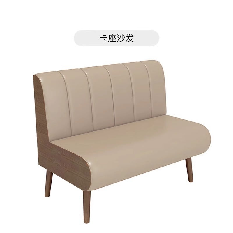 Customized creative restaurant tables and chairs Simple milk tea shop Dessert shop Catering commercial table and chair combination Tea house card seat sofa