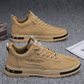 Men's spring breathable kitchen work shoes - anti-slip, waterproof, wear-resistant, safety shoes, trendy black casual sneakers