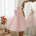 Girls' princess dress - baby birthday, first birthday, newborn, kids' dress - satin, high-end, sleeveless tank dress