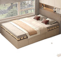Solid wood bed board floor paving breathable moisture-proof handy gadget foldable wooden plaid bed tatami bed frame row frame mattress