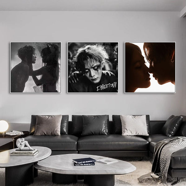 Wang Jiaer decorative painting girls room dormitory hanging painting gifts for friends star photo surrounding poster mural