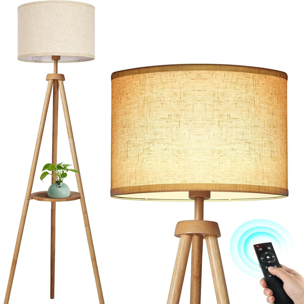 Cross-border hot-selling tripod shelf floor lamp living room bedroom study office simple and fashionable standing lamp can be customized