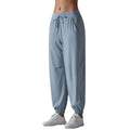 Clearance: original yarn ice silk cooling yoga pants - slim fit, sun protection, women's summer anti-uv elastic ankle-length pants