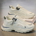Men's shoes 2026 new spring mesh breathable casual white sneakers men's anti-slip athletic student dad shoes trendy footwear