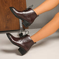 spring/autumn new arrival: plus-size fashion leather boots for women (sizes 36-43). wholesale available. dropshipping to  and