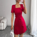 fashionexportdress summer new arrival waist slimming lookelegantpetites long skirt frenchbows