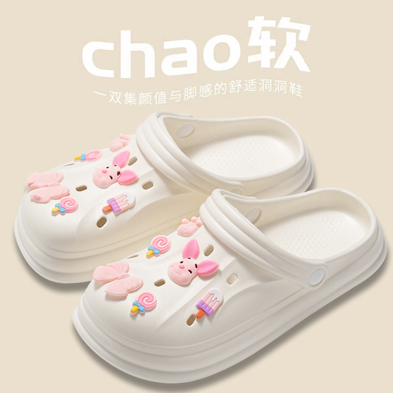 Men's "cloud slides" clogs - 2024 new beach sandals, anti-slip, odor-resistant, eva slippers for couples, women's summer outdoor wear