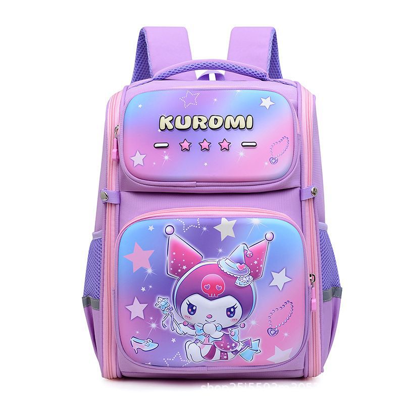 School bag for primary school students, grades 1-3, men's and women's cartoon animation children's space bag, large-capacity load-reducing spine backpack
