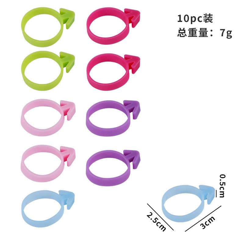 Decorating tools, zip ties, round fixed leak-proof rings, baking tools, decorating bags, binding ropes, silicone decorating bag sealing rings