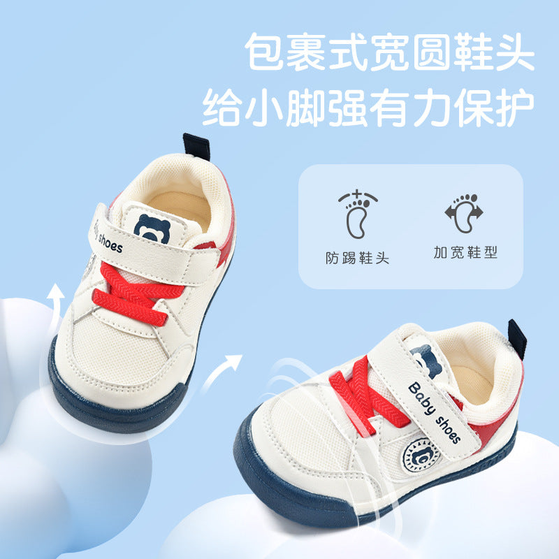 Toddler shoes for boys, spring and autumn, 0-1-3 years old, soft-soled infant shoes, functional children's shoes, baby girl shoes