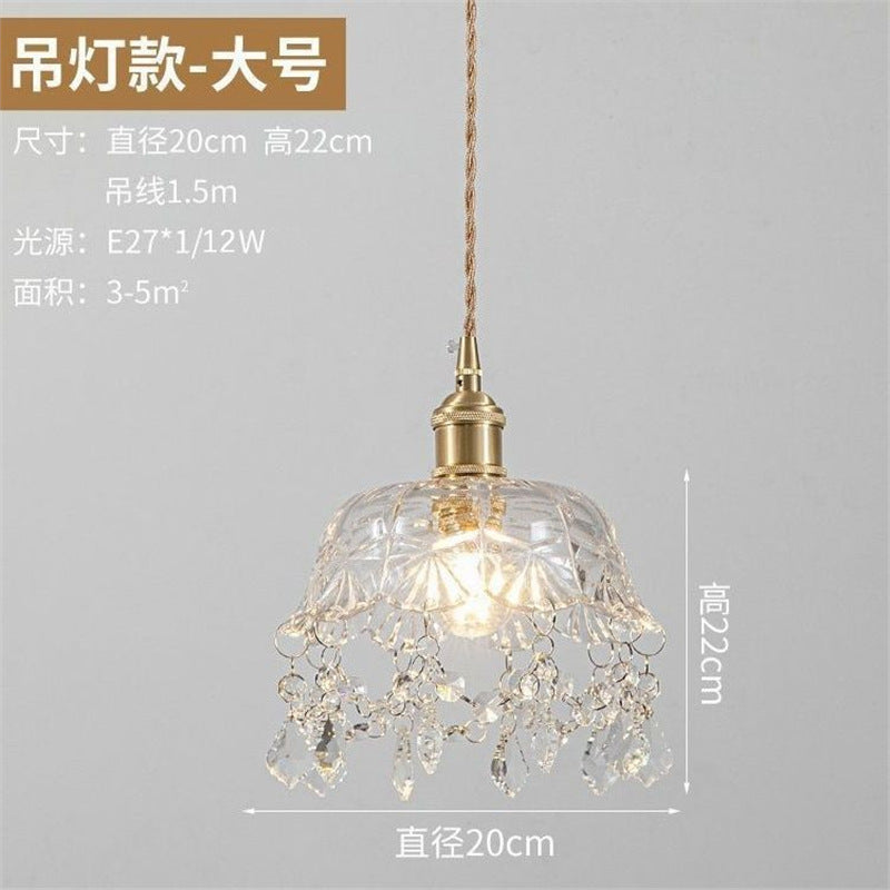 Green glass pendant light - vintage, nostalgic, rustic art style - old shanghai/mao era brass lamp holder - restaurant/cafe ceiling fixture