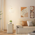 Cream style floor lamp with drawer small apartment for home bedroom bedside table all-in-onefrench storage popular atmosphere lamp