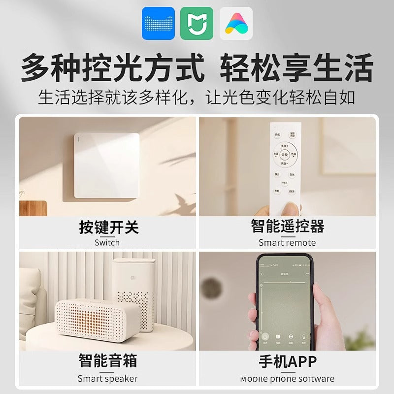 Modern full spectrum advanced sense bedroom light led eye protection children's room living room main ceiling light Zhongshan home improvement lighting
