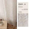 New arrival french iris gauze sun protection and light-proof living room bedroom balcony plant flower jacquard window gauze relief high