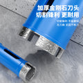 Angle grinder hole saw - for marble, stone, glass, ceramic, tile, pebble, and granite drilling