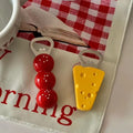 New cheese-themed cute simulation accessories fridge magnet bottle opener - creative magnetic bottle cap remover for home use - the ultimate bottle opener!