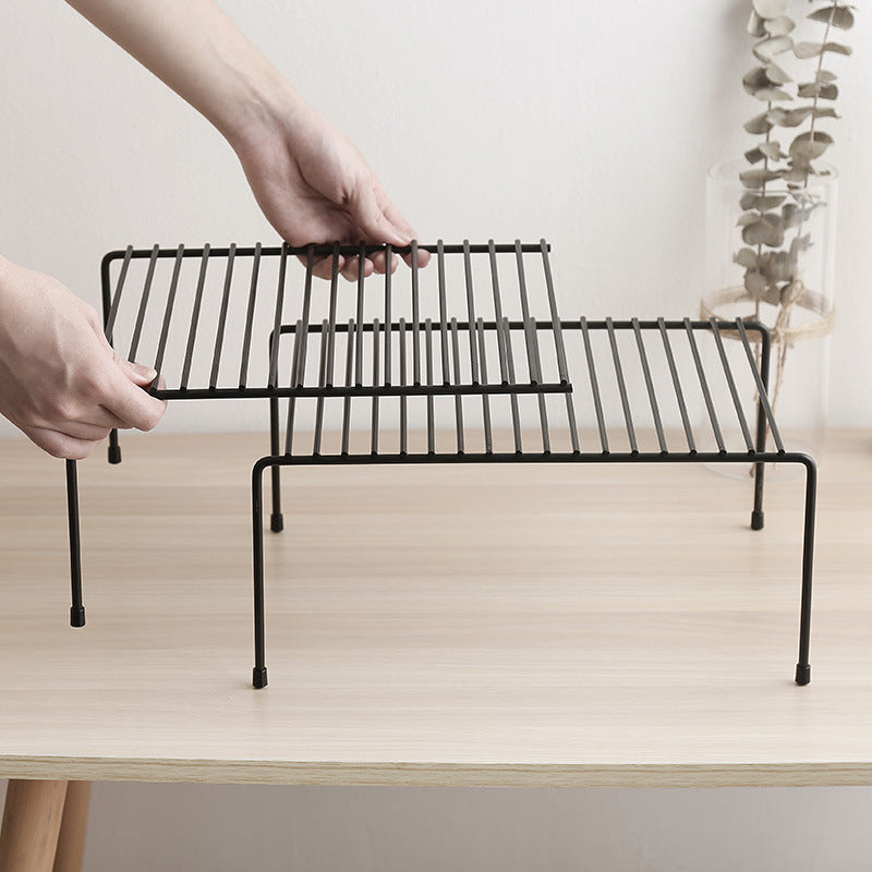 Shoe rack storage artifact shoe cabinet baffle retractable stacking multi-layer built-in layered rack shoes save space