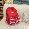 Factory direct backpacks: trendy japanese polka dot design, high-value travel gear, promotional gifts, and backpacks