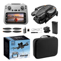 k900 drone with screen remote control, airdrop, hd aerial photography, obstacle avoidance, brushless motor, long endurance remote control aircraft
