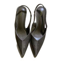Za2025springnew arrival brown pointed toe french high-heeled sandals for women eleganteasiest for match stiletto high heels