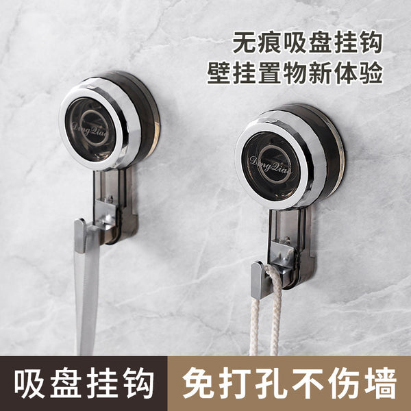 Bathroom, bathroom, rotating suction cup, hook, non-punching, strong load-bearing vacuum non-marking, adhesive hook on the back wall of the kitchen door