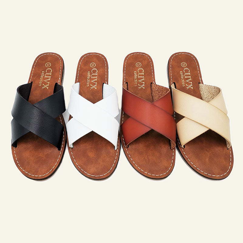 Foreign Trade Chaozhou Women's Shoes Large Size Fashion Versatile Wear-resistant African Cool Slippers Craft Shoes Spot Wholesale Slippers