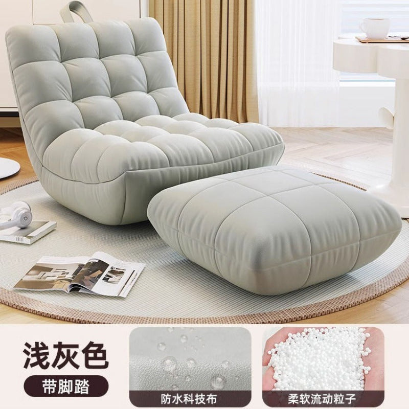 Popular lazy sofa can lie down and sleep bean bag caterpillar lounge chair bedroom small sofa balcony casual single seat