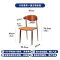 Used solid wood dining chair classy design living room dining table backrest for home foot pad retro popular big c chair dining chair