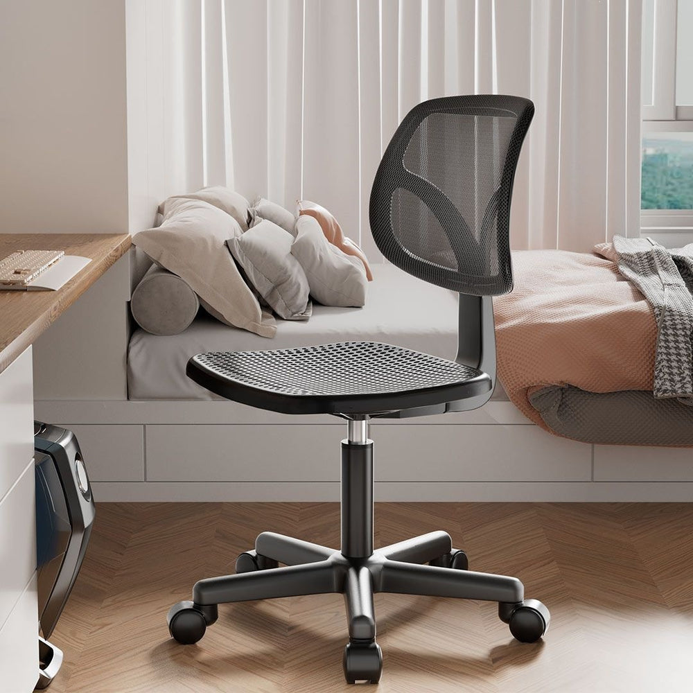 Kumanju little whale computer chair - comfortable casual home office chair for small spaces, study chair, ergonomic chair