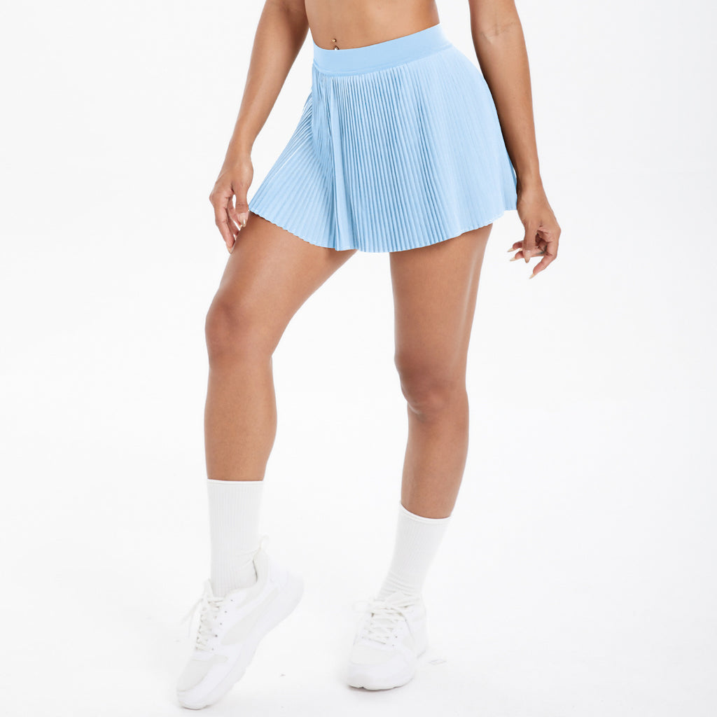 Spot Cloud Breathable Sports Skirt Cover Hips Skinny Outdoor Fitness Tennis Skirt Anti-light Shorts Yoga Skirt