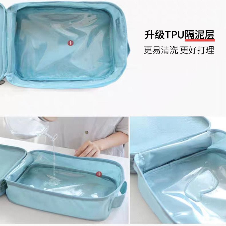 Shoe storage bag waterproof shoe bag bag shoe box dustproof multiple pairs of suitcases portable shoe bag travel artifact