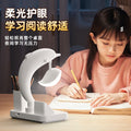 Eye-care led desk lamp - rechargeable smart student lamp with pen holder, digital display, and night light - perfect for dorms and kids' study desks