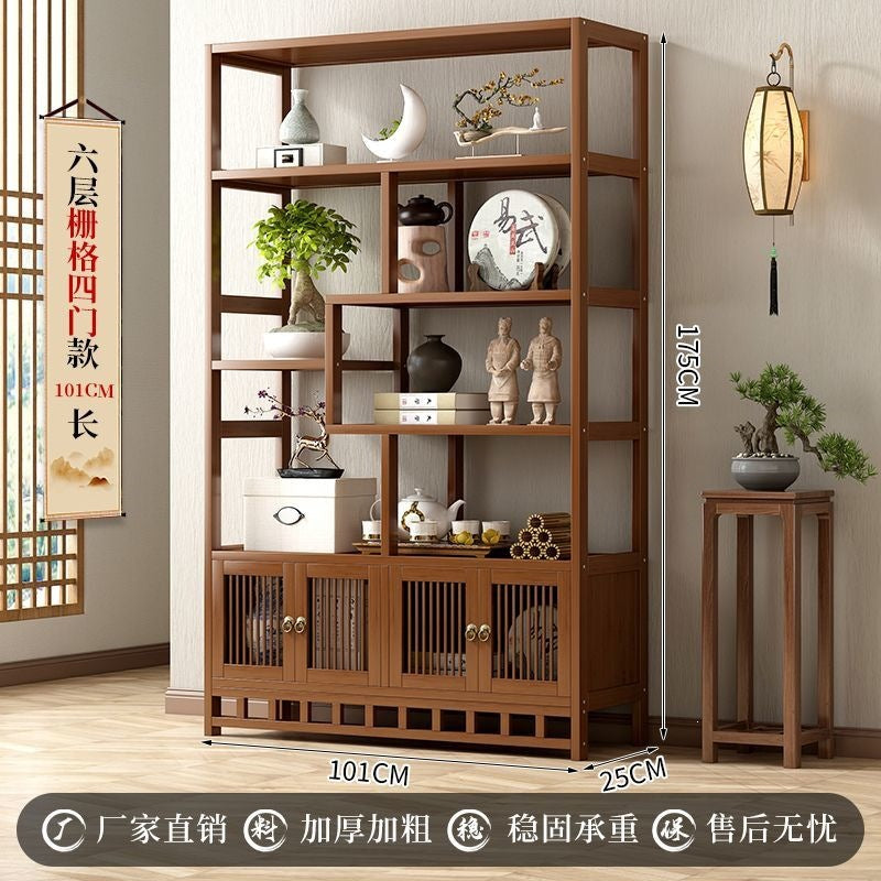 Special offer bogu rack new chinoiserie tea display cabinet tea room tea cabinet modern casual duobao pavilion ornaments storage shelf