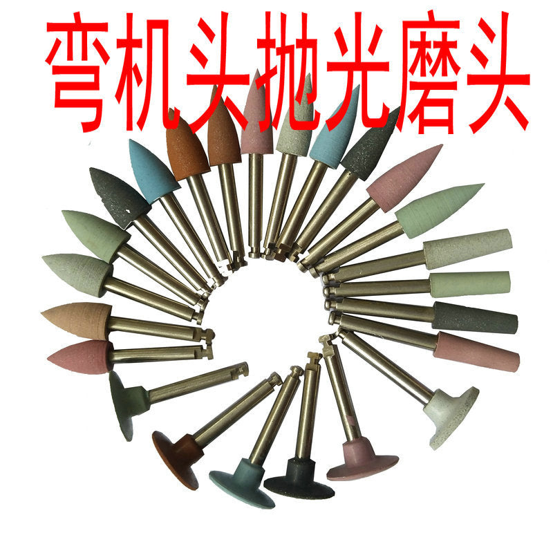 Commercial Dental Grinding Head Silicone Rubber Low Speed Mobile Phone Bending Head Polishing Wheel Grinding Head Hair Wheel Polishing Disc Needle Crack Drilling