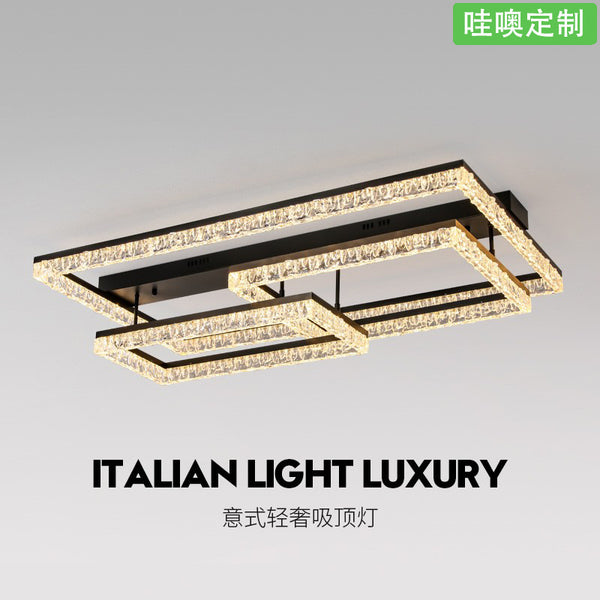 [Wow] 2025 new light luxury hall main lamp modern simple atmosphere advanced sense led ceiling lamp