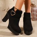 winter new arrival: fleece-lined high heel boots for cross-border e-commerce, sizes 35-43 (eu sizes). available in larger sizes. price difference: $0.5. dropshipping available for  and