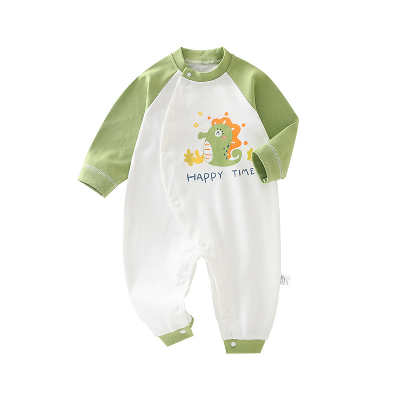 Baby rompers - spring/autumn collection - unisex long sleeve outfit - perfect for first steps & early autumn - trendy & adorable sleepwear