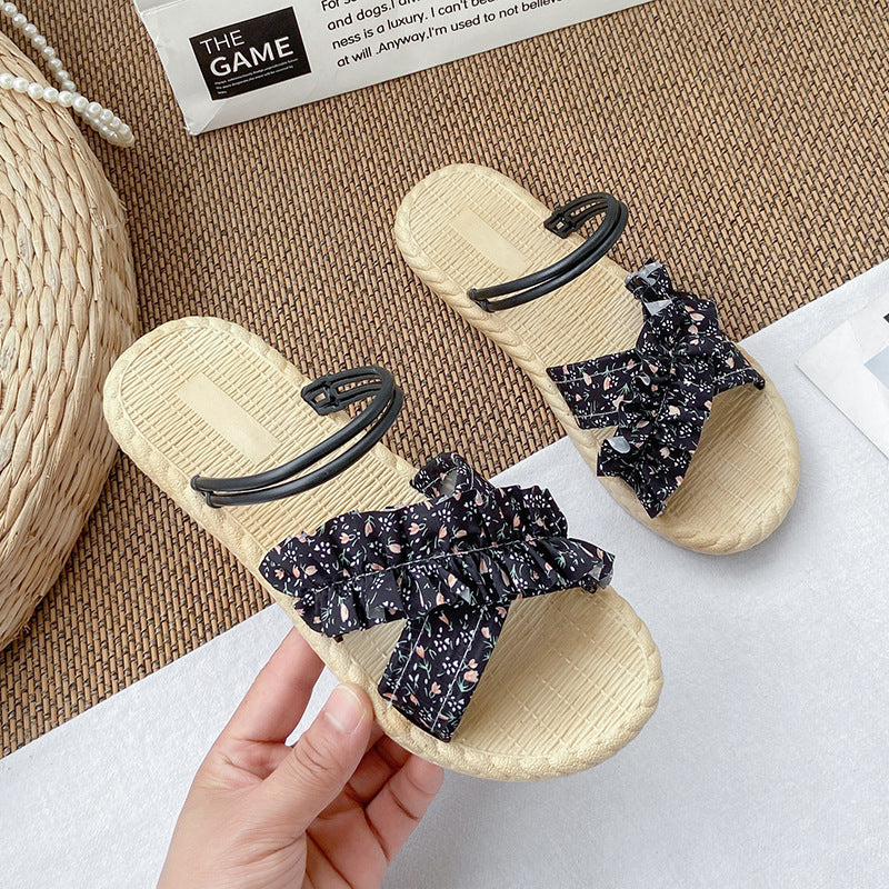 Best sellingflats sandals women's summer fashion fairy style with skirt new arrivalfrench beach two wear sandals