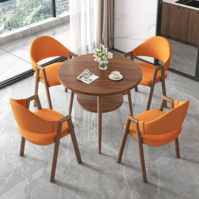 Scandinaviancasualcasual reception negotiation table and chair combination milk tea coffee shop apartment b&b dining table balcony small round table