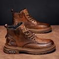 Fall and wintermen high-end bootsbest selling lightweight thick soleeasiest for matchbest sellingk-stylefashiontrendy men's shoes