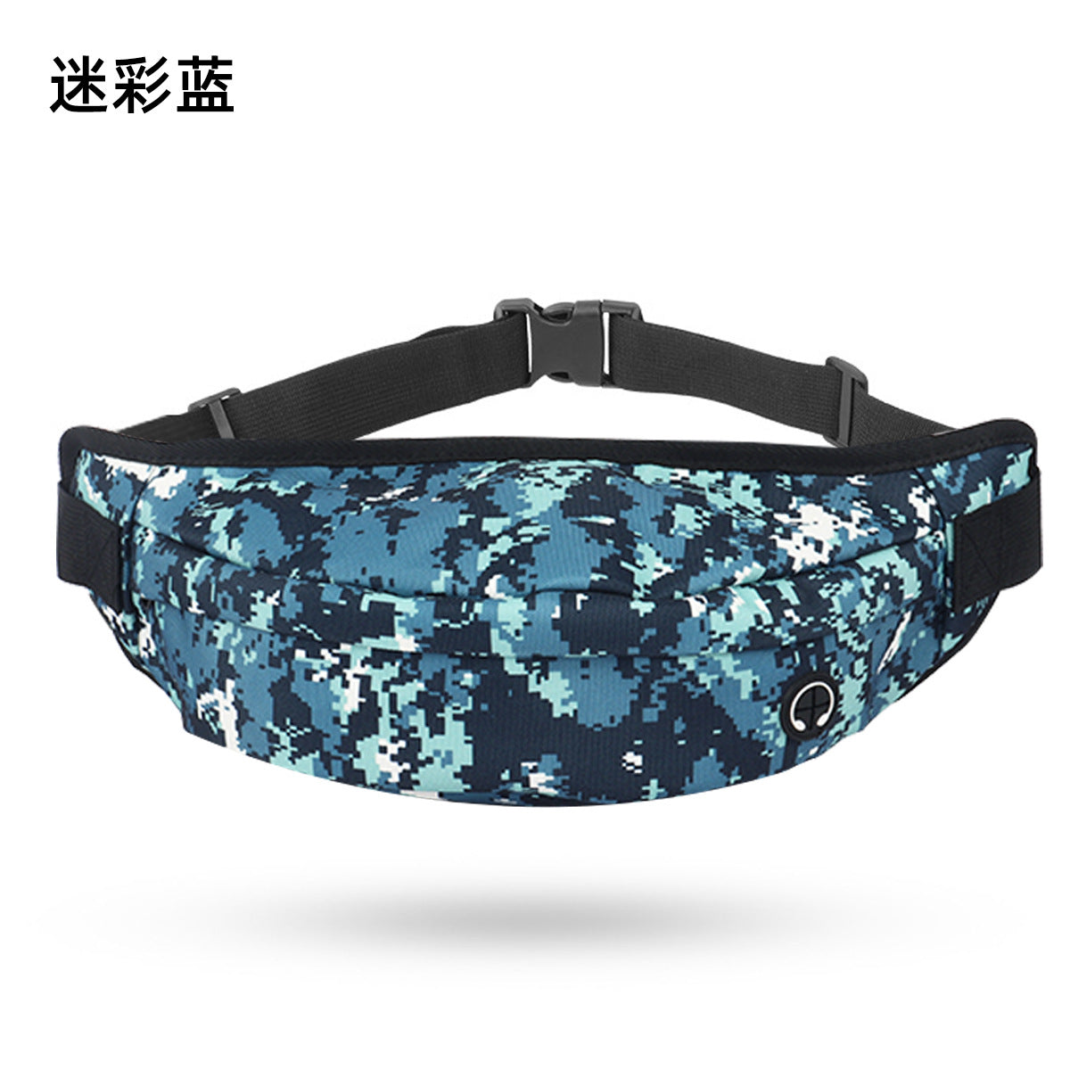 Foreign trade men's outdoor sports messenger bag, multi-functional waterproof mobile phone breast bag, nylon shoulder fanny pack for work