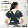 Baby wrap carrier one piece breathable baby lightweight hands-free knitting carrier portable