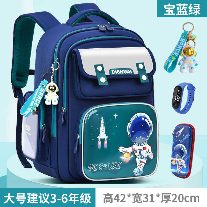Elementary school backpack for boys, grades 1-2, ages 3-6, lightweight, child-friendly, spine-protecting, 2026 new model