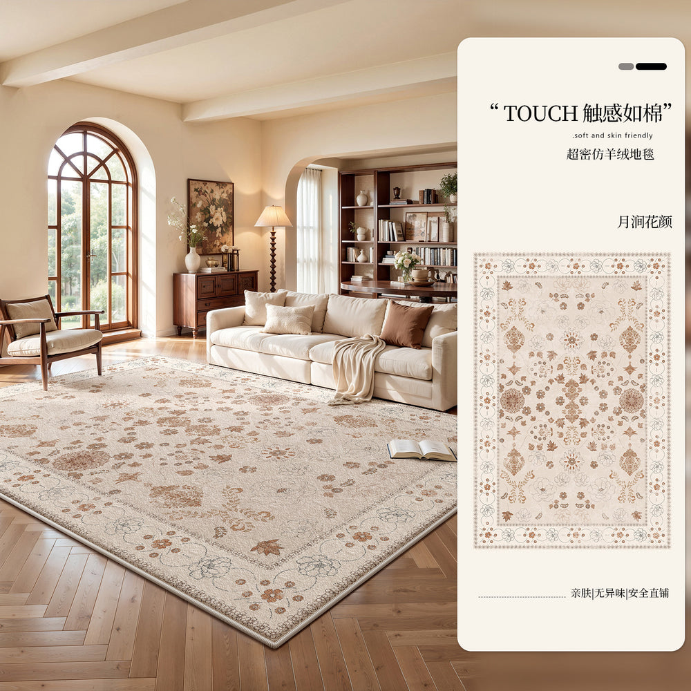persian-style carpet living room accessible luxuryclassy bedroom ethnic bohemia scandinavian non-slipthickened floor mat