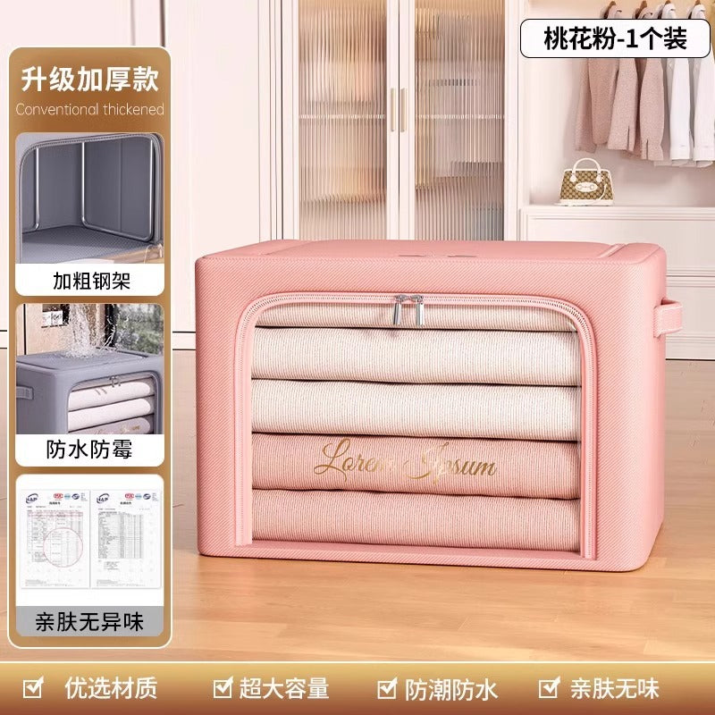 Oxford cloth large window storage box, special Baina box for clothes, wardrobe for clothes, quilt sorting box, storage box