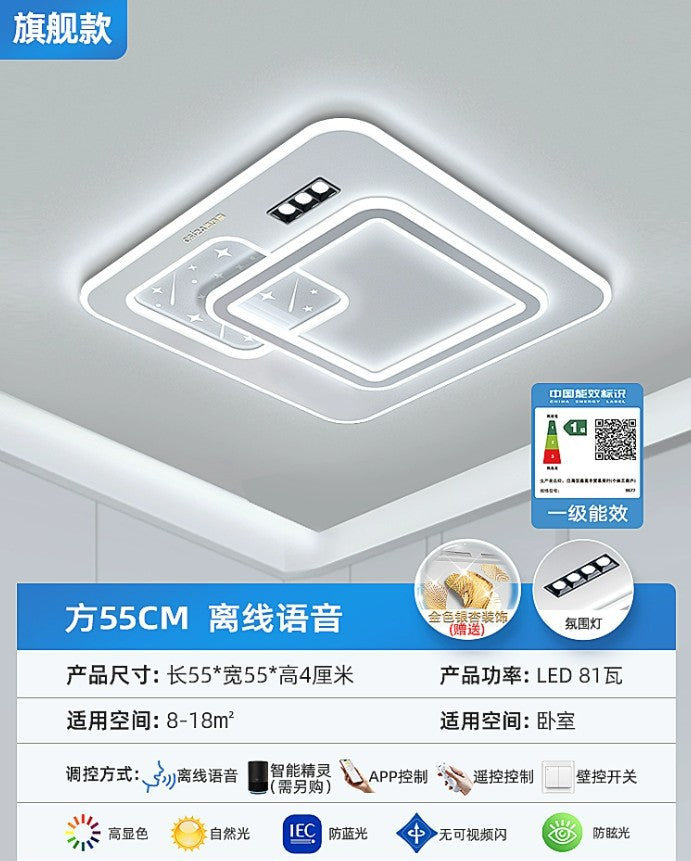 new living room lights: minimalist ceiling lights, elegant chandeliers, grand hall main lights, zhongshan lighting for the entire home