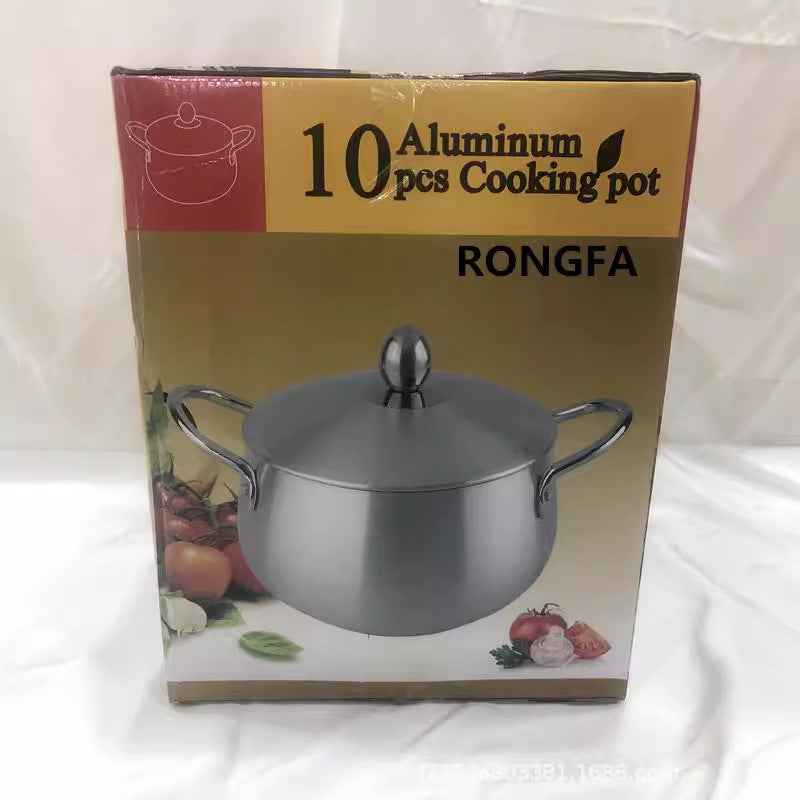 African export aluminum cookware set - 10 piece aluminum pot upgrade - cookware set 10pcs kitchenware